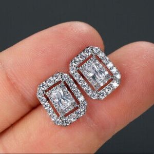 New Sterling silver stud earrings earrings